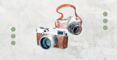 Orange Blue Simple Photography Workshop Instagram Post